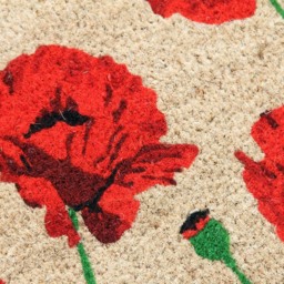 Coco & Coir Eternal Poppy Coir Door Mat 45 x 75cm - n/a - Coco & Coir ® - Wilko - thumbnail 6
