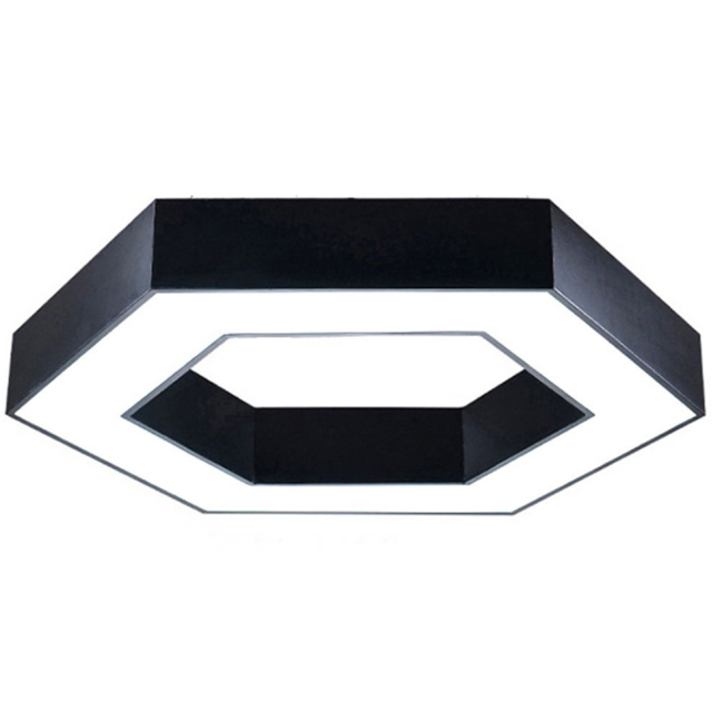 ENER-J HexaGlow 25-50W CCT Adjustable Black Hollow Hexagon LED Light - Size: 6 x 60 x 90cm - ENERJ - Wilko - image 1