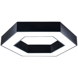 ENER-J HexaGlow 25-50W CCT Adjustable Black Hollow Hexagon LED Light - Size: 6 x 60 x 90cm - ENERJ - Wilko