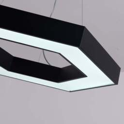 ENER-J HexaGlow 25-50W CCT Adjustable Black Hollow Hexagon LED Light - Size: 6 x 60 x 90cm - ENERJ - Wilko - thumbnail 6