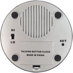 Aidapt Big Button Talking Alarm Clock - Size: 112 x 65 x 115cm - Black - Wilko - thumbnail 5