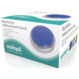 Aidapt Big Button Talking Alarm Clock - Size: 112 x 65 x 115cm - Black - Wilko - thumbnail 6