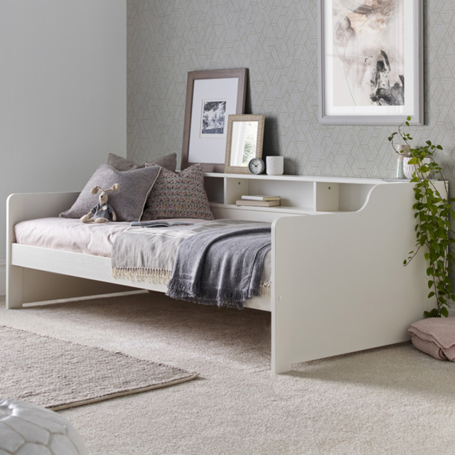 Tyler Single White Guest Bed - Bedmaster - Wilko - image 1
