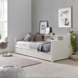 Tyler Single White Guest Bed - Bedmaster - Wilko - thumbnail 3