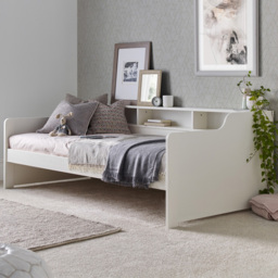 Tyler Single White Guest Bed - Bedmaster - Wilko
