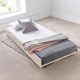 Tyler Single White Guest Bed - Bedmaster - Wilko - thumbnail 7