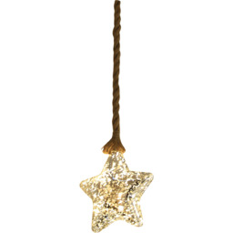 Luxform Star Brown Hemp Rope Light - Size: 8 x 20 x 20cm - Wilko