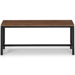 Julian Bowen Tribeca 4 Seater Dining Set Walnut - Black - Wilko - thumbnail 7
