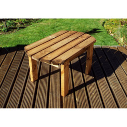Charles Taylor Traditional Coffee Table - Size: 90 x 53 x 45cm - Brown - Wilko - thumbnail 3