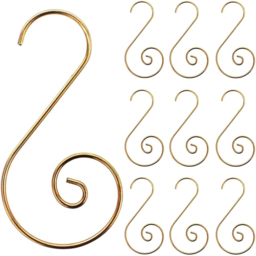 Shatchi Gold Swirl Tree Decoration Hooks 40 Pack - Size: 35 x 1.5 x 25cm - Wilko - thumbnail 5