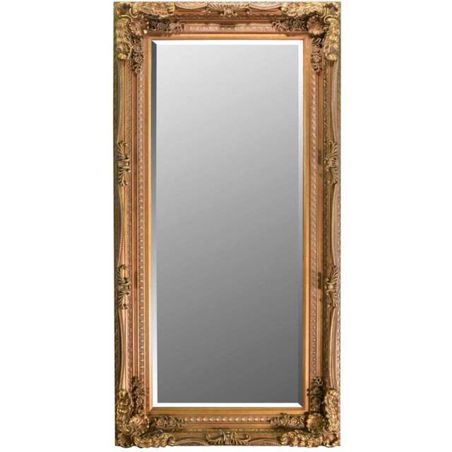 Carved Louis Gold Large Wall Mirror 175 x 84cm - MirrorOutlet - Wilko - image 1