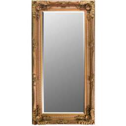 Carved Louis Gold Large Wall Mirror 175 x 84cm - MirrorOutlet - Wilko