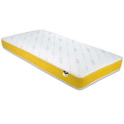 Jay-Be Simply Kids Single Anti-Allergy e-Pocket Mattress - Yellow - Wilko - thumbnail 1