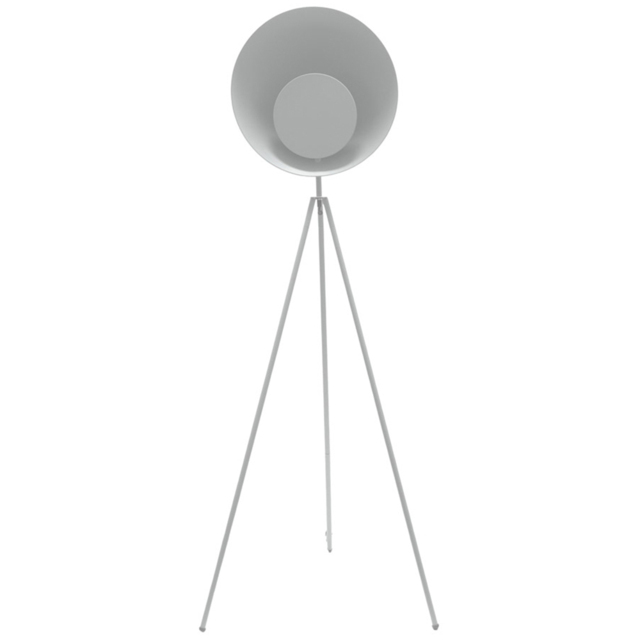 ValueLights Saffy Matte Grey Shade LED Floor Lamp - Wilko - image 1