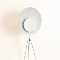 ValueLights Saffy Matte Grey Shade LED Floor Lamp - Wilko - thumbnail 4