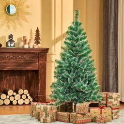 Everglow Full Bodied Green Artificial Pine Christmas Tree 4.9ft - Size: 5ft - Wilko - thumbnail 3