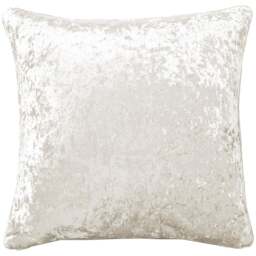Intimates Plain Crushed Velvet Cream Filled Cushion 43 x 43cm 2 Pack - Wilko - thumbnail 1