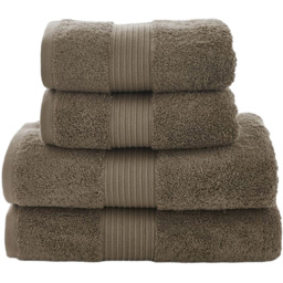Deyongs Bliss Pima Walnut Bath Towel - Size: 70 x 127cm - Brown - Wilko