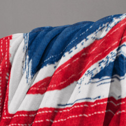 Velosso Union Jack Flan Throw 127 x 152cm - Size: 127 x 152 x 1cm - Multi - Wilko - thumbnail 5