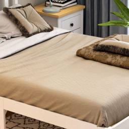 VIDA DESIGNS Milan Double White Low Foot Wooden Bed Frame - Wilko - thumbnail 6