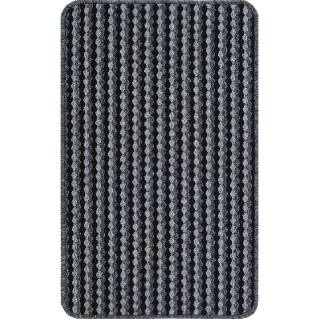 Desire Rugs Eden Anthracite Non Slip Door Mat 40 x 60cm - Black - Wilko - image 1