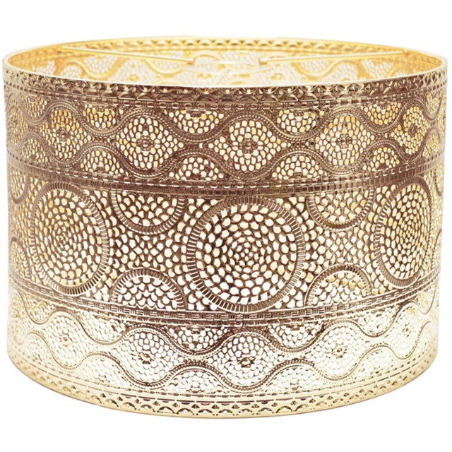 ValueLights Casablanca Gold Easy Fit Shade - Wilko - image 1