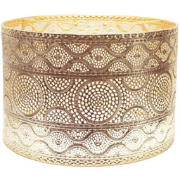 ValueLights Casablanca Gold Easy Fit Shade - Wilko - thumbnail 1