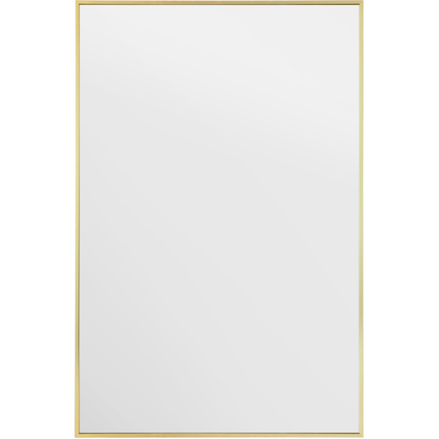 The Artus Gold Aluminium Wall Mirror 120 x 80cm - MirrorOutlet - Wilko - image 1