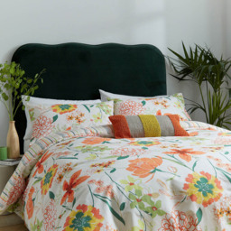 Helena Springfield Bella Super King Size Mango Duvet Set - Wilko - thumbnail 5