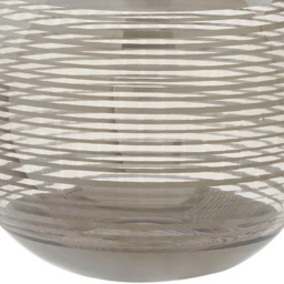 Premier Housewares Silver Raya Glass Vase - Size: 20 x 20 x 16cm - Wilko - thumbnail 7