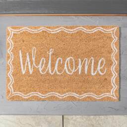 Printed Bow or Wave Coir Mat - Wilko - thumbnail 5