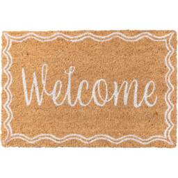 Printed Bow or Wave Coir Mat - Wilko - thumbnail 6