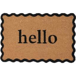 Printed Bow or Wave Coir Mat - Wilko - thumbnail 4