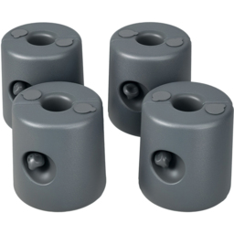 Outsunny 48kg Light Grey Fillable Pop Up Gazebo Weight Set of 4 - Size: 25.5 x 24 x 24cm - Light Gray - Wilko - thumbnail 1
