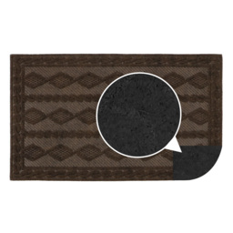 JVL Brown Knit Indoor Scraper Doormat 40 x 60cm - JVL Homewares - Wilko - thumbnail 7