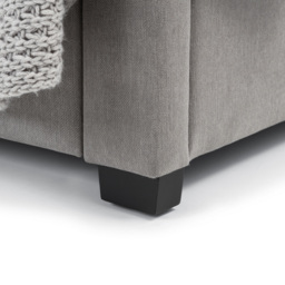 Julian Bowen Fullerton Super King Grey Linen Bed Frame with Underbed Drawers - Wilko - thumbnail 6