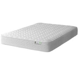 Starlight Beds Small Double White Zig Zag Hybrid Memory Foam and Spring Mattress - Wilko - thumbnail 1
