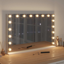 vidaXL LED White Vanity Mirror 80 x 10 x 52.5cm - Size: 52.5 x 80 x 10cm - Wilko - thumbnail 3