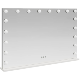 vidaXL LED White Vanity Mirror 80 x 10 x 52.5cm - Size: 52.5 x 80 x 10cm - Wilko - thumbnail 4