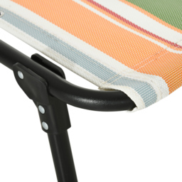 Outsunny Multicoloured Reclining Foldable Sun Lounger - Size: 1 Seater - Wilko - thumbnail 4