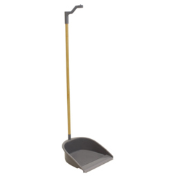 JVL Bamboo Tall Dustpan and Brush Set - Size: 24 x 24 x 90cm - Brown - JVL Homewares - Wilko - thumbnail 4