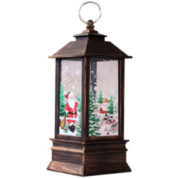 Jaoyeh Bronze Snowman Outdoor Christmas Decoration Light - Size: 8 x 7 x 13cm - Metal - Wilko - thumbnail 1