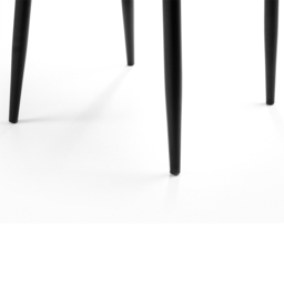 Julian Bowen Findlay Rectangular Table with Set of 4 Blue Luxe Chairs - Size: 4 Seater - Brown - Wilko - thumbnail 7