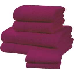 Rapport Home Chatsworth Super Soft 600gsm Combed Cotton Purple Face Towel - Wilko - thumbnail 1