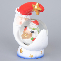 Shatchi Christmas Mini Snowglobe Water Ball Snow Dome Base - Size: 7 x 5.5 x 5.5cm - Multi - Wilko - thumbnail 4