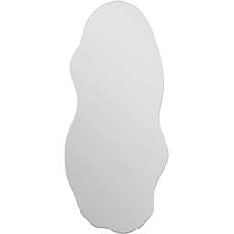 MirrorOutlet The Lacuna Frameless Pond Wall Mirror 100 x 45cm - Clear - Wilko - thumbnail 1
