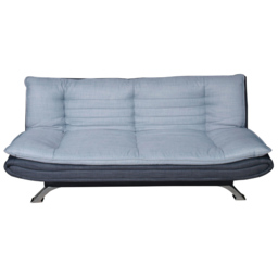 Home Detail Michigan 2 Seater Grey and Charcoal Fabric Sofa Bed - Wilko - thumbnail 4
