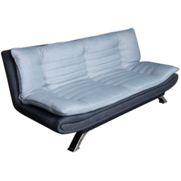 Home Detail Michigan 2 Seater Grey and Charcoal Fabric Sofa Bed - Wilko - thumbnail 3