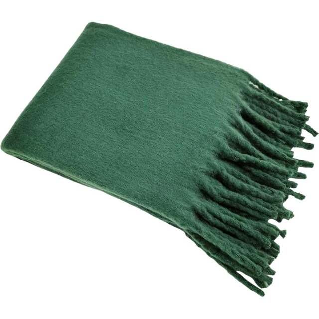 Montana Mohair Throw - Emerald - Divante - Wilko - image 1