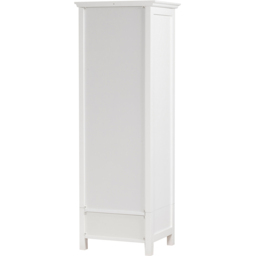 Teamson Home Delaney Single Door Single Drawer White Wooden Linen Cabinet - Size: 123.2 x 34.3 x 43.2cm - Wilko - thumbnail 5